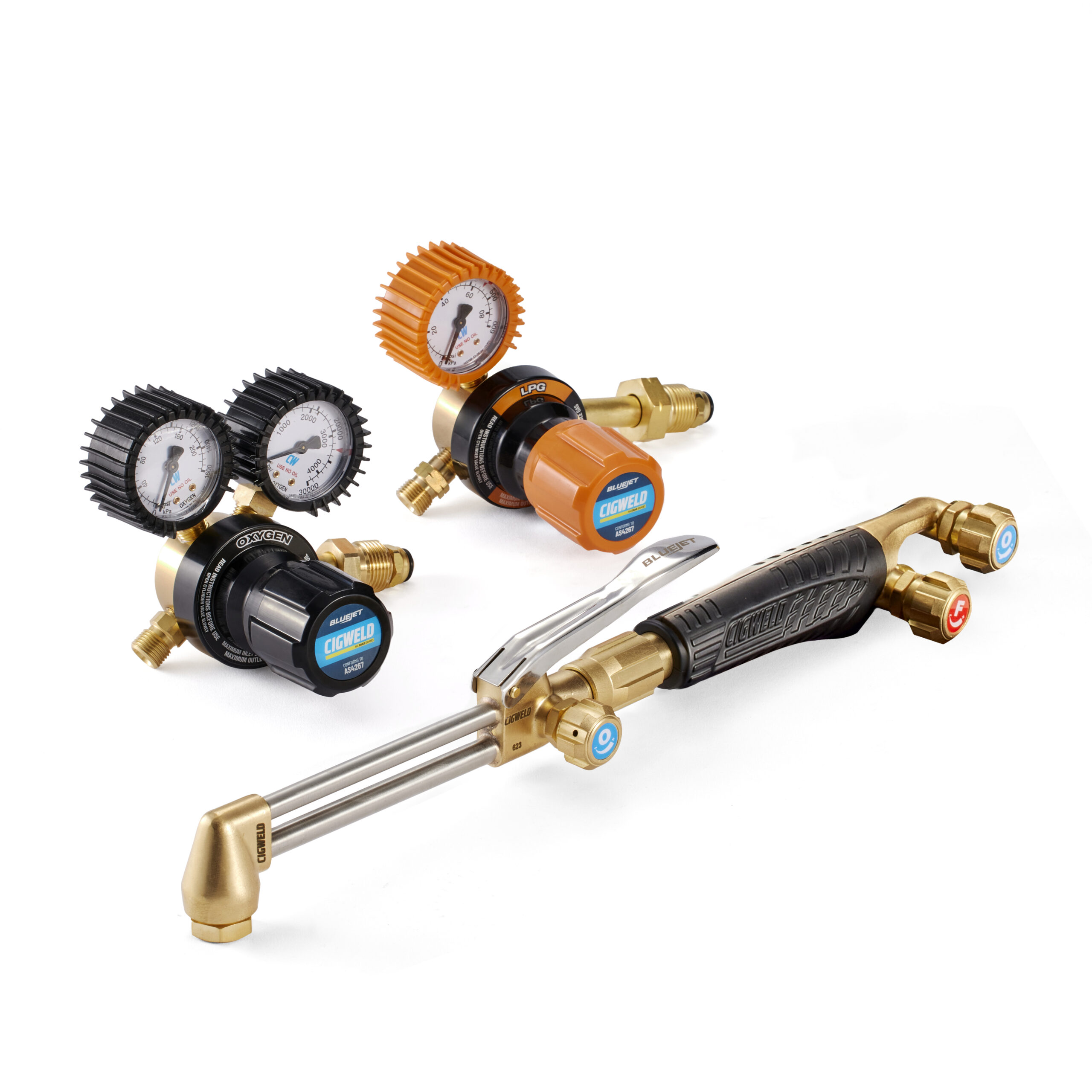 Cigweld BlueJet 4-Pack Oxygen/LPG 208027P4 | Electroweld