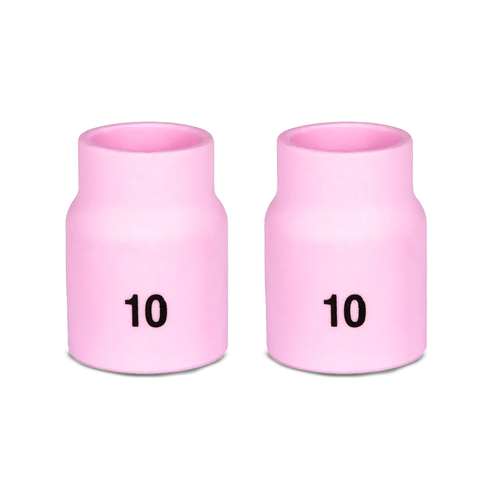 UNIMIG Gas Lens Ceramic Tig Cup Short Suits 17/18/26 Size 10