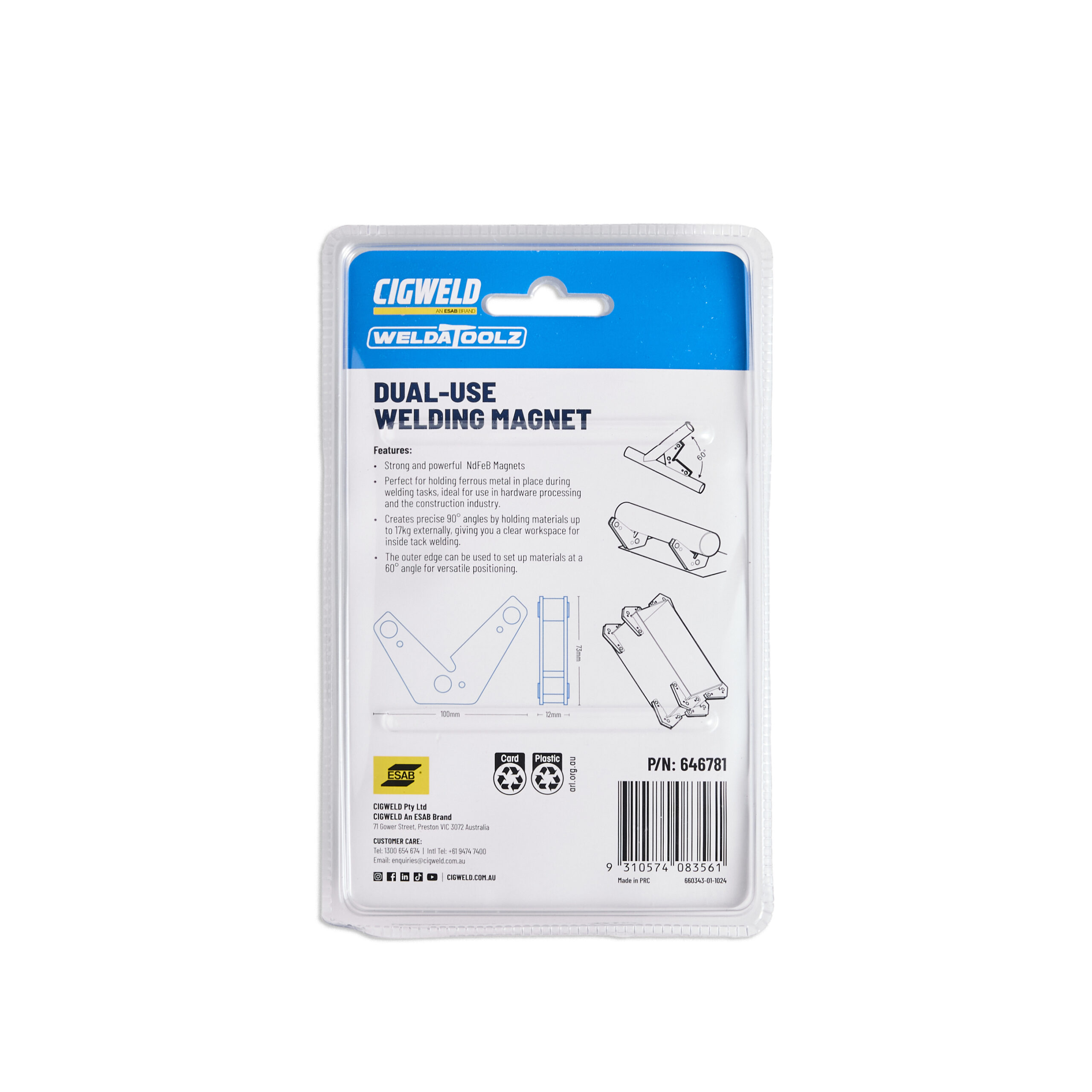 Cigweld Dual-Use Corner Magnet 646781 | Electroweld — image 6