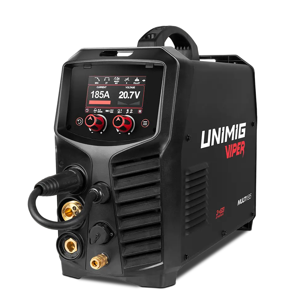 UNIMIG Viper Multi 185 MIG/TIG/STICK Welder U11260 | Electroweld — image 3