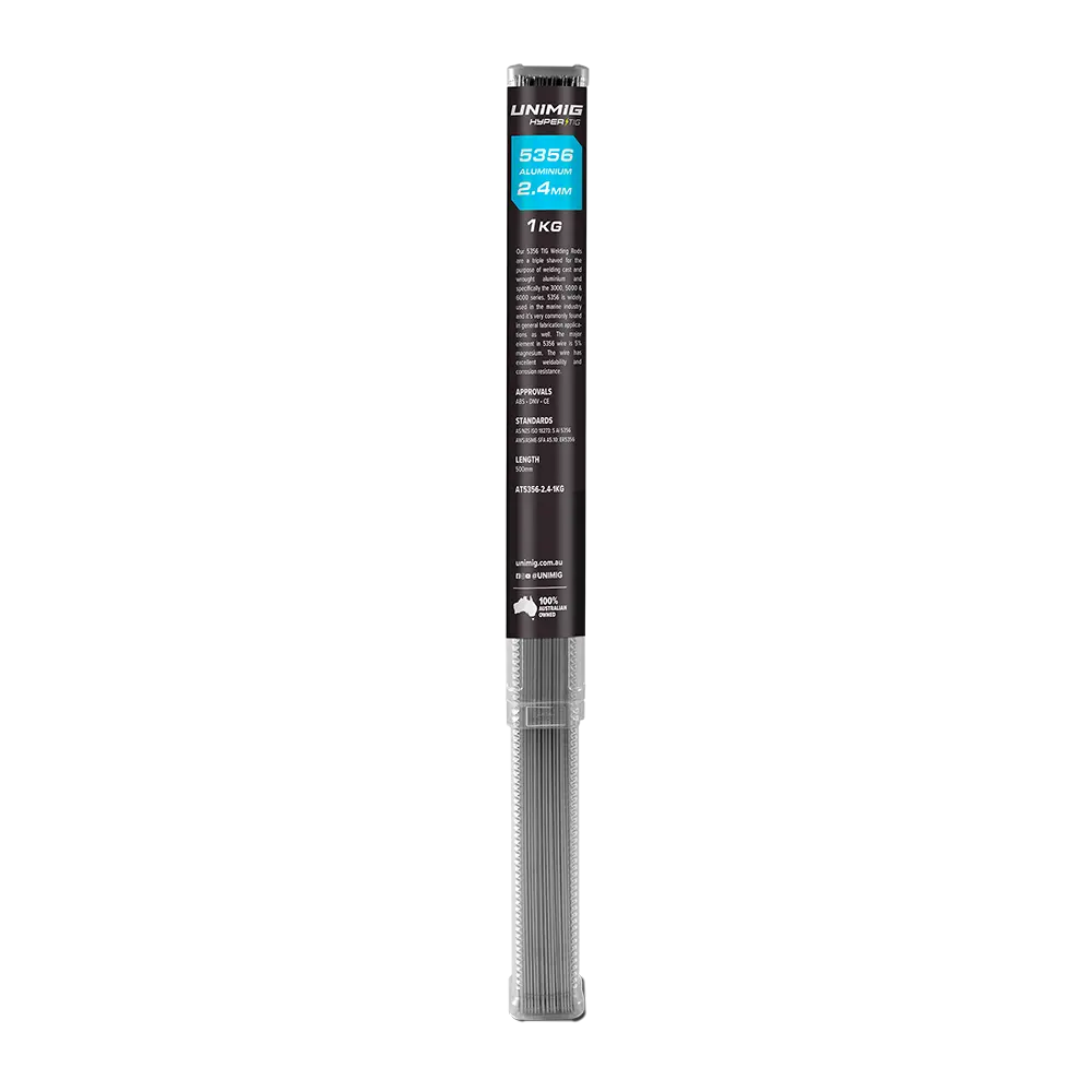 UNIMIG HyperTIG 5356 TIG Filler Welding Rods - 1kg - 2.4MM
