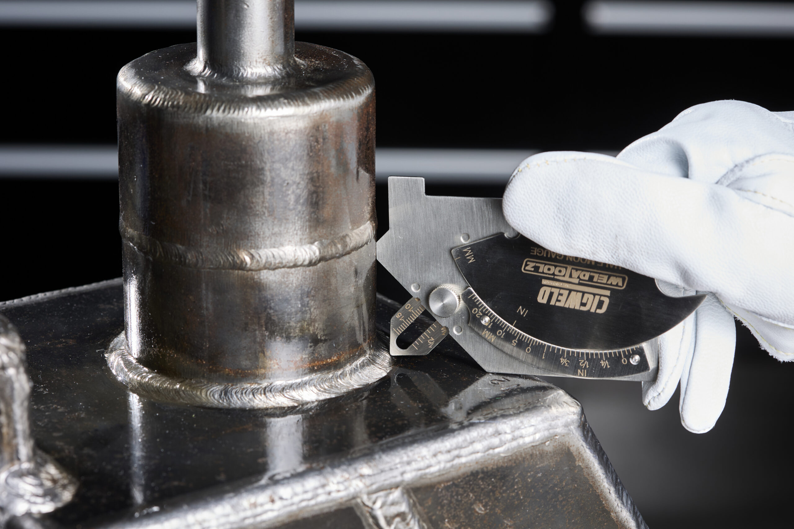 Cigweld Half Moon Stainless Steel Welding Gauge (Cam Style) — image 11