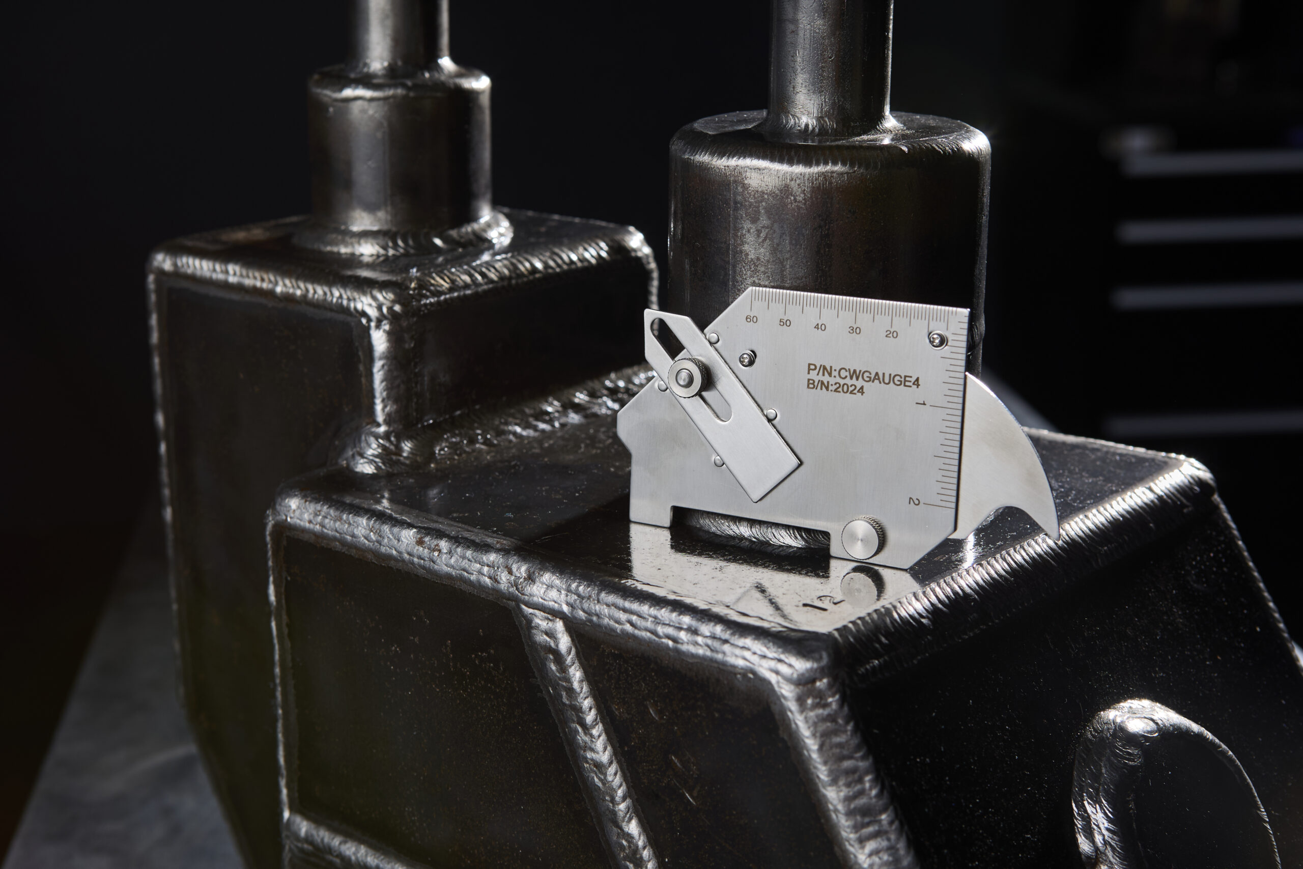 Cigweld Half Moon Stainless Steel Welding Gauge (Cam Style) — image 18