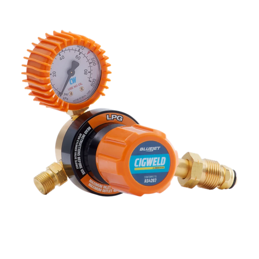 Cigweld BlueJet LPG Side Inlet Regulator 400kPa 201003 — image 4