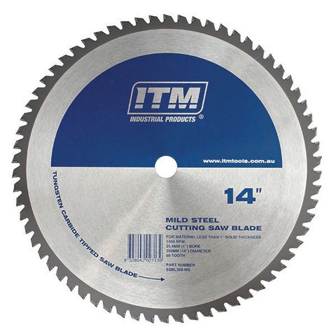 ITM 350MM TCT MILD STEEL CUTTING BLADE, 66T
