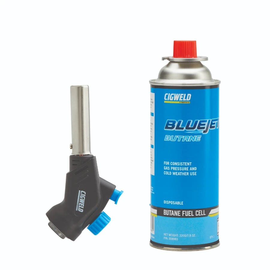 Cigweld JET413 Concentrated Flame Torch & Butane Fuel cell,