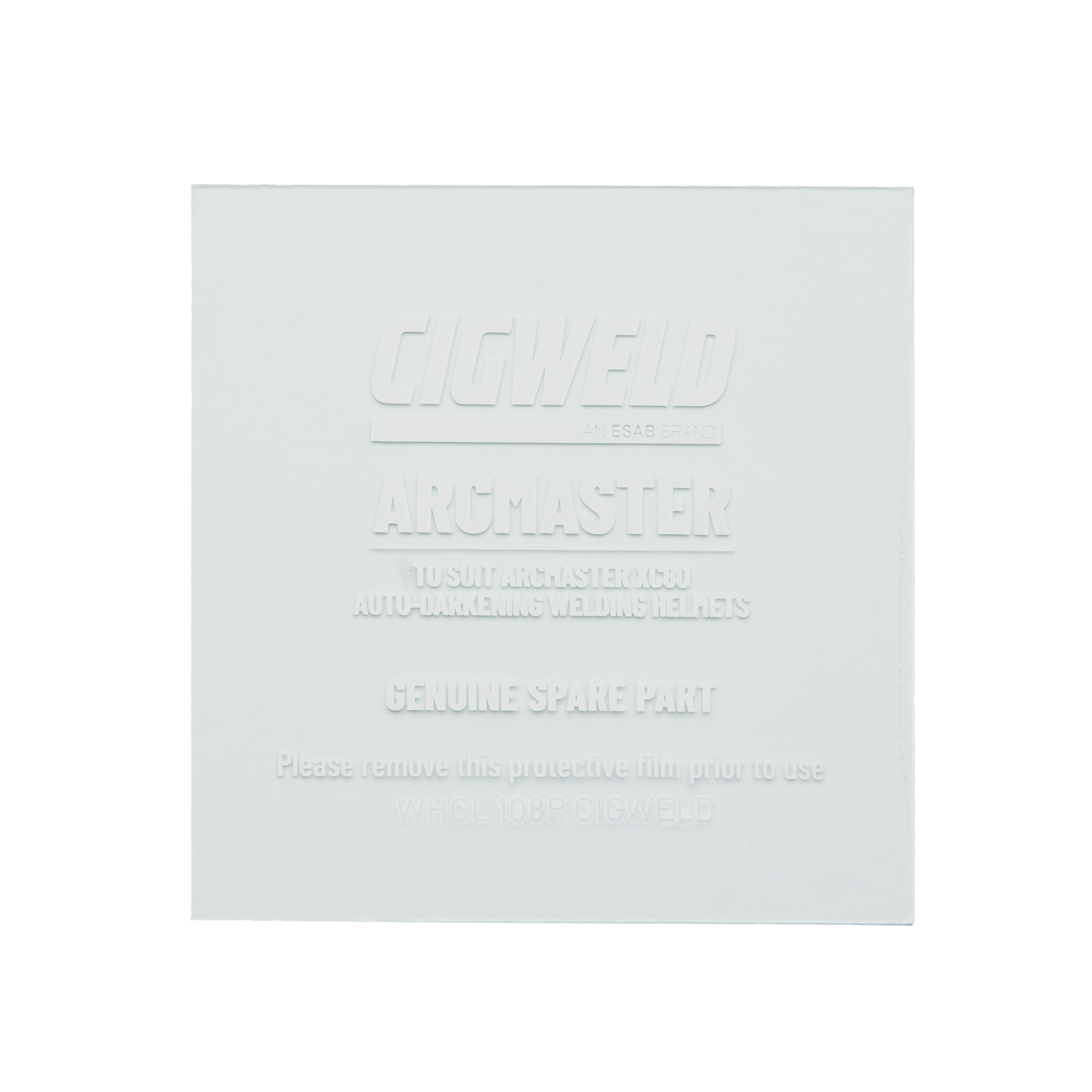Cigweld Arcmaster XC80 Rear Cover Lens - Clear 3pc/pk WHCL108R — image 4