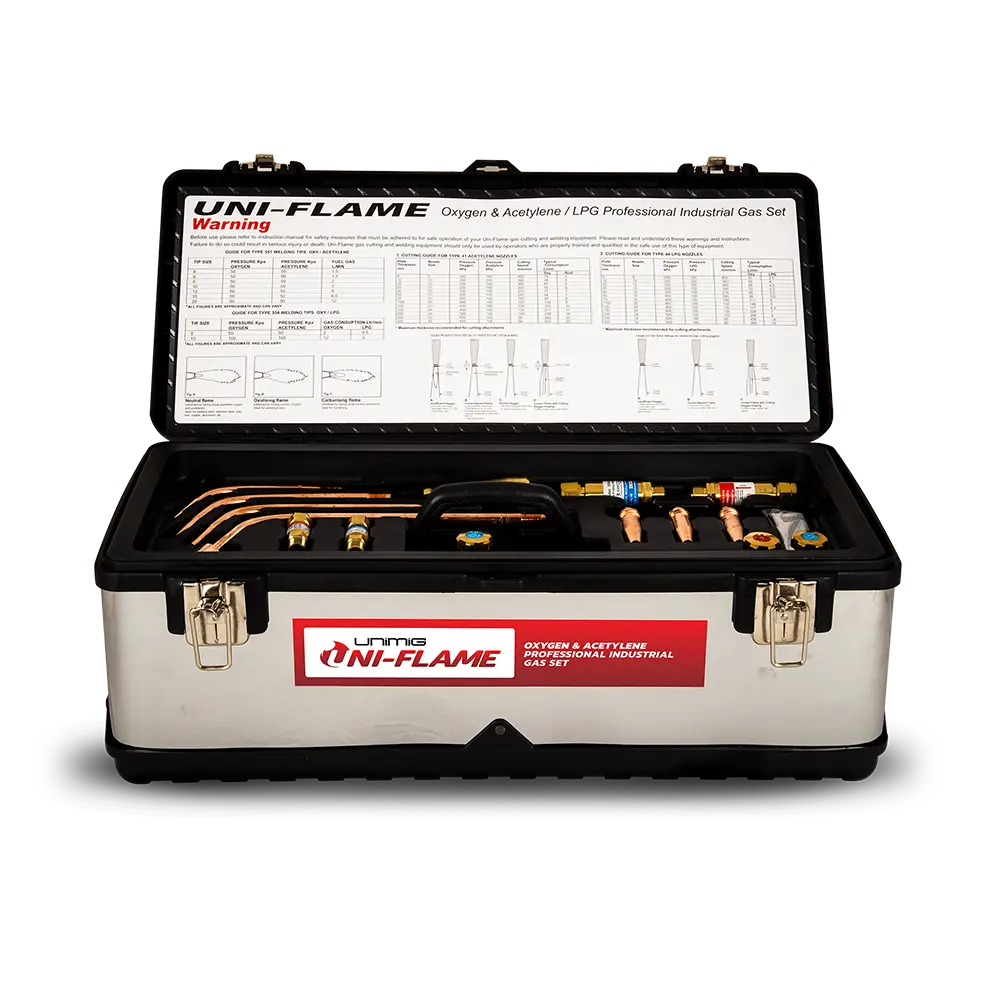 UNIMIG Oxygen & Acetylene Gas Kit KKOXY1 | Electroweld